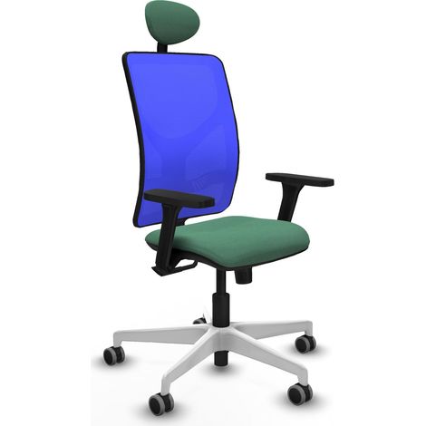 Silla de oficina piqueras y crespo Motilla azul plástico ergonómica (1/2)