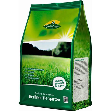 Quedlinburger KLBB Berliner Tiergarten 1 kg - Rasensamen