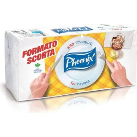 Servilletas de papel 1 velo PHOENIX 150 unidades (1/2)