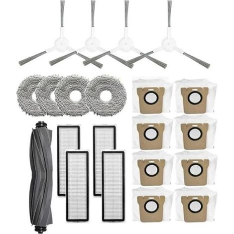 Pièces de Rechange pour Bot L20 Ultra/X20 Pro Aspirateur, Accessoires, Brosse Latérale Principale, Filtre Hepa, Sac à Poussière (1/5)