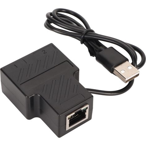 Répartiteur Ethernet RJ45, adaptateur réseau 1 vers 2, hub (1/5)