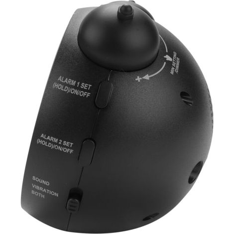 RéVeil Double Puissant avec Agitateur de Lit, Vibrant Convient pour Gros Dormeurs ou Malentendants, Port Charge USB