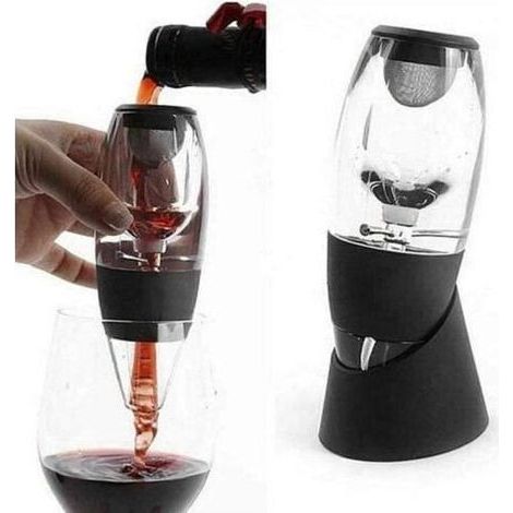 Seau à Glace créatif, Filtre à décanter pour aérateur de vin, rehausseur et Support de saveur de vin Blanc Rouge, Outil et Bar[948] (1/4)
