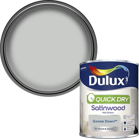 Dulux Quick Dry Satinwood - 750ml - Goose Down