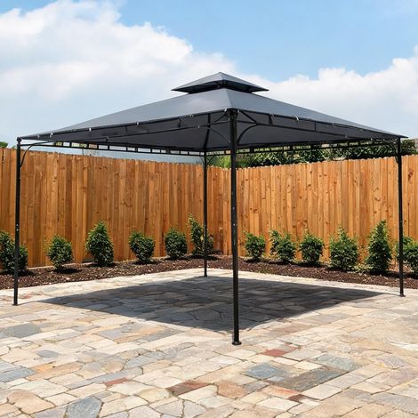 Tonnelle de jardin en poliestere Metallo 320 x 320 x 275 cm (1/5)