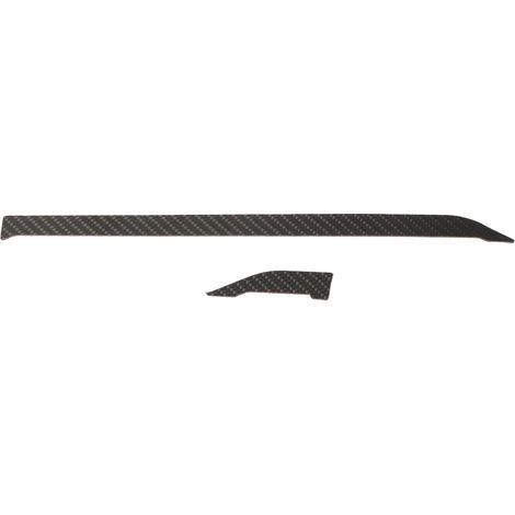 2PCS UTV Center Console Trim Carbon Faser Glatte Oberfläche Ersatz Für Polaris RZR PRO XP 2021 + (1/5)