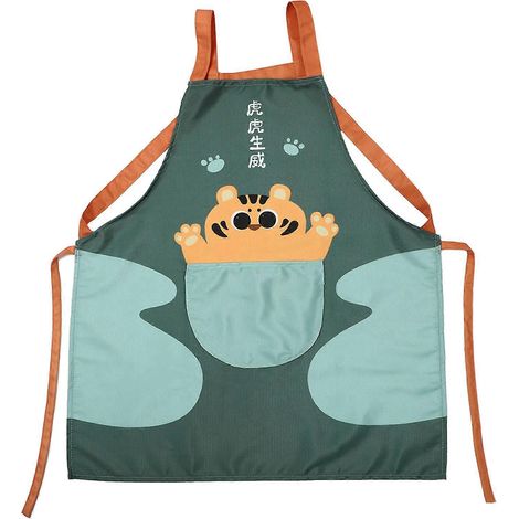 Tablier de cuisine créatif, imperméable et anti-huile, lot de 3 (1/5)