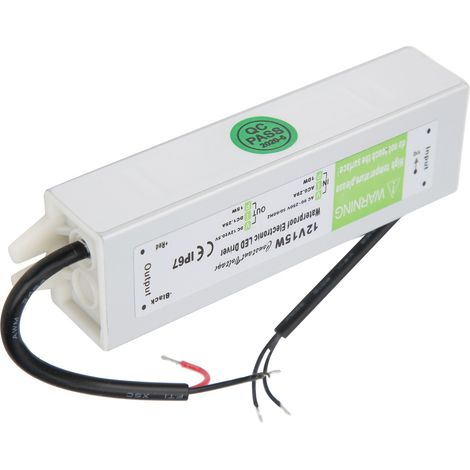 Alimentation à découpage étanche 15 W AC90-250 V, transformateur de commande de LED, alimentation DC24 V (1/5)