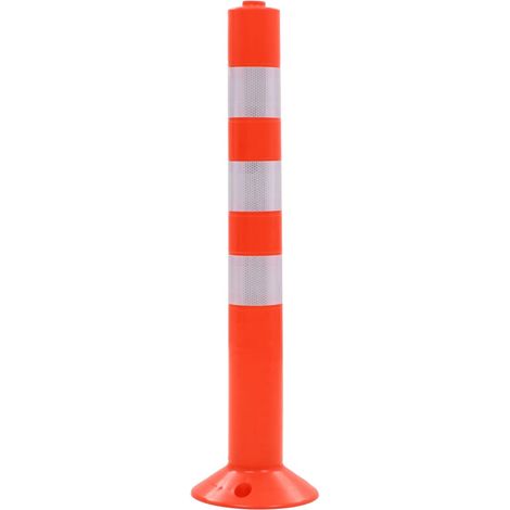 vidaXL Dissuasore del Traffico 5 pz Plastica 75 cm