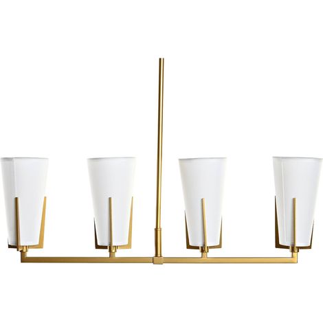 Suspension élégance dorée et blanche pour intérieur chic (1/5)