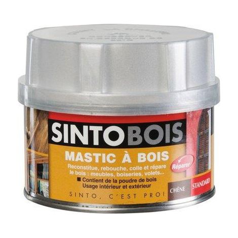 Reconstitue bois parties manquantes - Sinto - Chêne clair - Pot de 190 g (1/4)