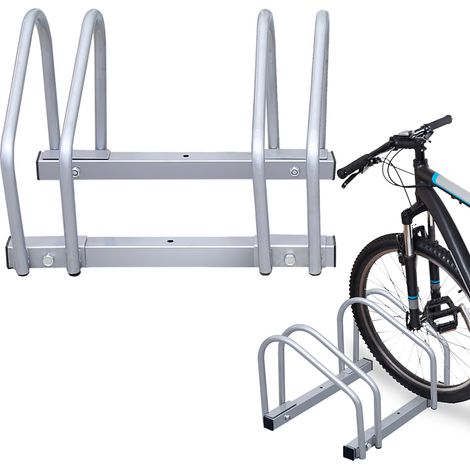 Randaco Portabicicletas para 2 bicicletas Plata acero - para niños regalo de cumpleaños