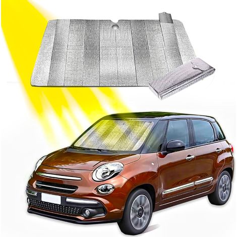 Pare-Soleil pour Pare-Brise, Pare-Soleil Auto Pare-Brise intérieur, Auto Protection Pare-Vent Protection Contre Les Rayons UV, Rideaux Pare-Soleil Auto Pliable et Portable (130x70cm)