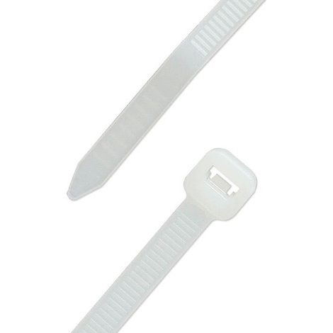 Kabelbinder 4,8 x 300 mm aus Polyamid 6.6 - Farbe natur - Beutel 100 Stück