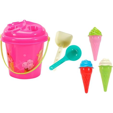 Set di sabbia rosa