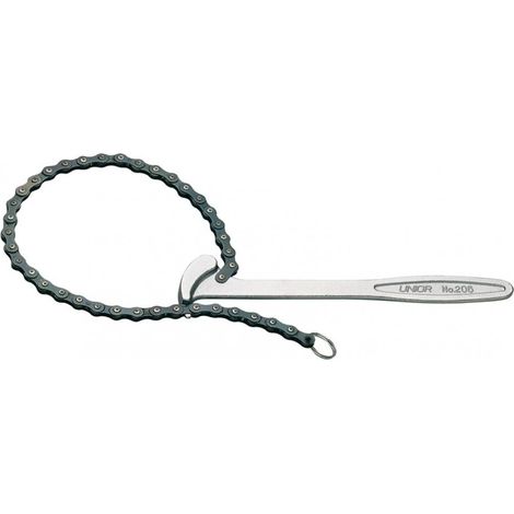 Chiave a Catena per Filtri Olio Art. 206 Ø Apert. mm. 60÷140