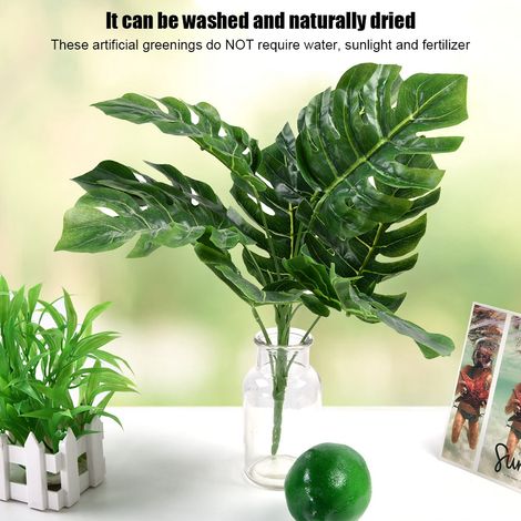 Plante artificielle, fleur, faux feuillage pour la décoration de la maison, du salon et du jardin (1/5)
