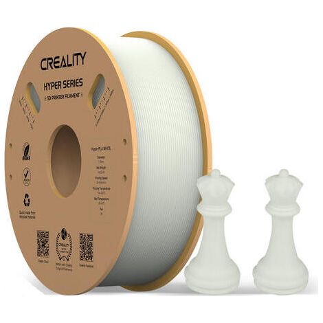 Filamento Creality Hyper PLA blanco 1,75 mm 1 kg (1/4)