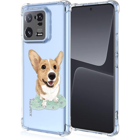 FUNDA PARA XIAOMI 13 PRO TRANSPARENTE PERRO LINDO DULCE ALTA SÓLIDA (1/5)