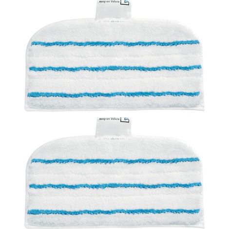 Black & Decker – Patins microfibre pour balai vapeur – Lot de 2 pièces – Technologie Easy Glide pour nettoyage efficace – FSMP20 (1/5)