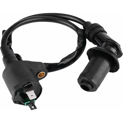 BRAVIX Bobine d'allumage bougie d'allumage moto bobine d'allumage pour Foreman400/450/TRX400FW/TRX450/30410-HC4-770 Scooter moteur cyclomoteur Dirt Bike aller Kart(Noir) (1/4)