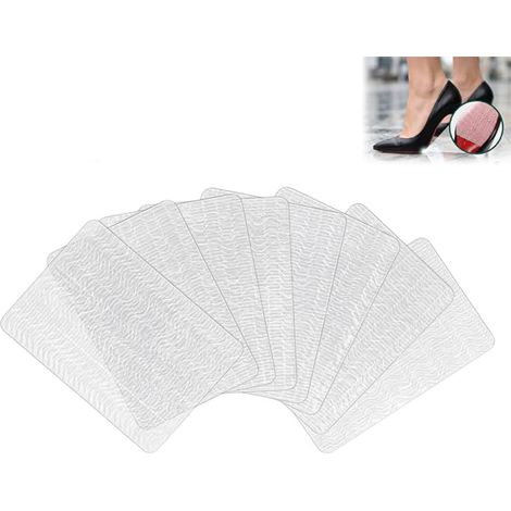 8 PCS Semelles Antidérapantes Chaussures Femme Talons Hauts, Protège Semelle Adhésif Transparent en Silicone, Patin Antidérapant Chaussure pour Bottes et Chaussures(Clear) (1/5)