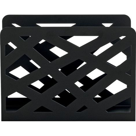 HAKU Möbel Portagiornali Nero, Metallo - Dim. L 35 cm x A 26 cm x P 10 cm, Stile Moderno (1/5)
