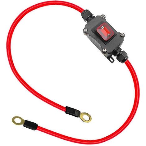 Wasserdichter DPST-Schalter, 12 V, 25 A, Schnellanschluss, IP67, doppelseitige Verdrahtung, DC 12–24 V, Ein-/Ausschalter (1/5)