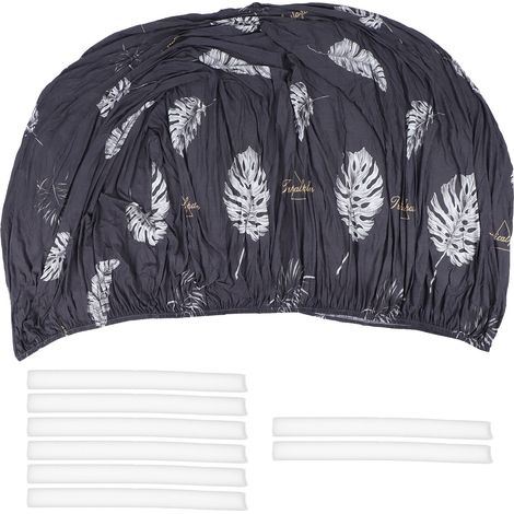 Housse de Canapé Extensible Gris 2 Places Protection Meuble Tissu Élastique Doux Anti-taches Lavable en Machine Confortable (1/5)