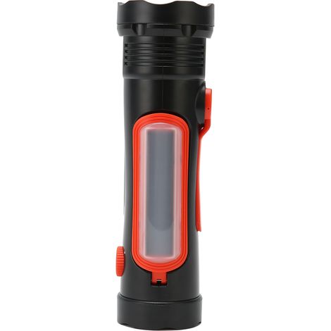 Radio portable solaire à manivelle avec alarme SOS, radio AM/FM/WB, lampe torche, alimentation 3 voies, batterie 2600 mAh, radio météo d'urgence pour le camping et la randonnée. (1/5)
