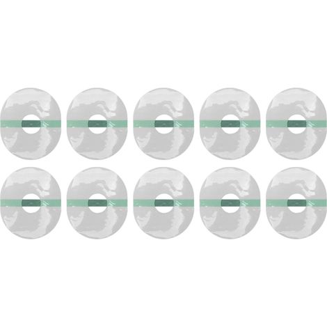 10 pièces Couvertures Capteur Ovales Adhésives Imperméables Respirantes pour Douche Marche (1/5)