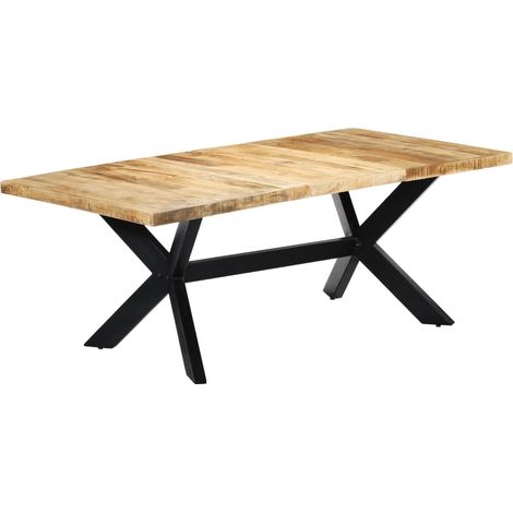Esstisch 200×100×75 cm Massivholz Mango