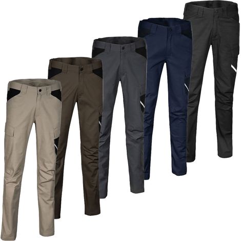Pantalones de trabajo ligeros Cofra Ervedal - L - Azul (1/5)