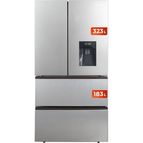 Kühlschrank evvo f80x aqua rw total no frost 430 Liter