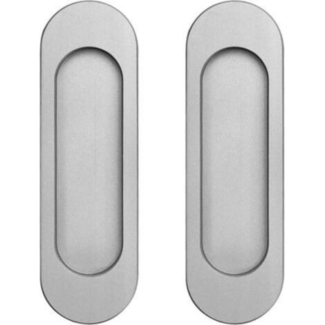 2 Poignées De Porte Coulissantes, Poignee De Porte Interieur Autocollante, Poignee Porte, Convient à Tous Les Types De Portes D'Armoires Coulissantes, Portes Coulissantes, Portes Couli (1/5)