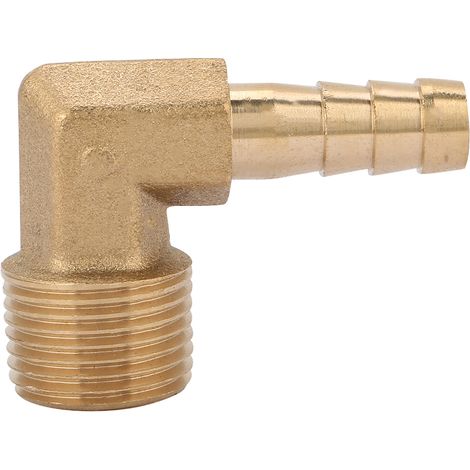 2 pièces/ensemble Coude en laiton à filetage mâle G3/8, raccord de tuyau, adaptateur de joint (8 mm) (1/5)