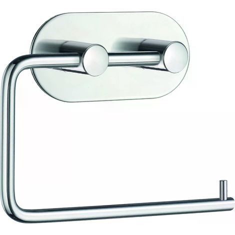 Smedbo Design Toilettenpapierhalter in Edelstahl verchromt, Selbstklebend BK1097 (1/5)