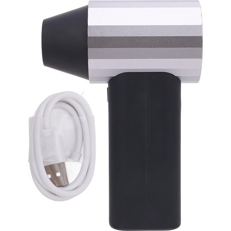 Soffiatore ad Aria Elettrico Ricaricabile USB-C, Motore Brushless 110000RPM Spinta 500g – Corpo in Metallo e Acciaio Inox Design Moderno – Ideale per Auto, Ufficio e Pulizia Domestica (1/5)