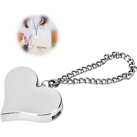 Alarme Personnelle - Porte-Clés Alarme Forme Coeur - 130 dB - Pour Femmes Enfants - 50 Min Autonomie - 1 Pièce (1/5)