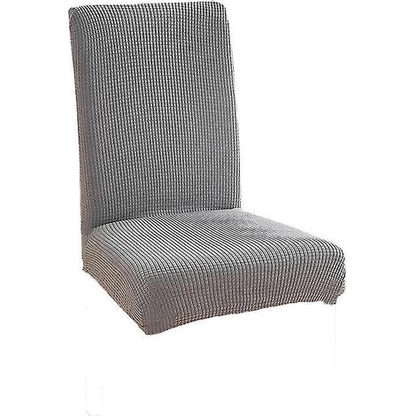 Elastischer Esszimmerstuhlbezug, Parsons-Stuhlbezug, Esszimmerstuhlbezug, Blau, Lowe Grau (1/5)
