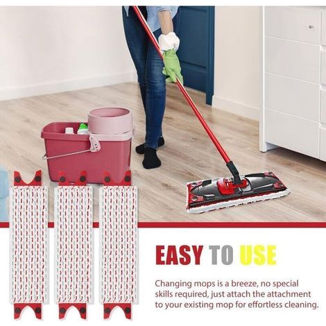 Mikrofaser-Ersatzpads für 2-in-1-Wischmopp – Kompatibel mit Vileda Ultramax und ähnlichen Modellen (1/3)