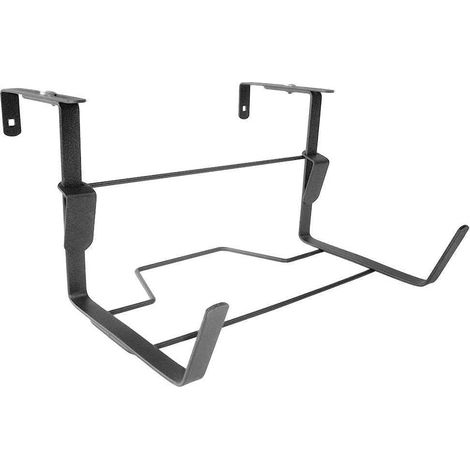 Support jardinière Fer Plat Fixations réglables 35x18 cm Anthracite (1/3)
