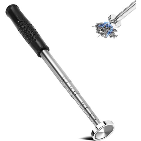 Telescopic Magnet, Magnetic Pickup, Extendable 23 to 104 cm Maximum Weight of about 16kg/35lbs,Magnetic Telescopic Rod,Magnetic Rod,Magnetic Rod Pickup Tool for Nails (1/5)