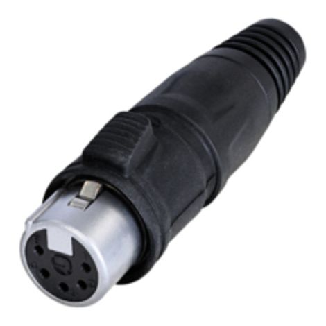 Rean AV RCX5F-Z-000-1 XLR-Steckverbinder Buchse, gerade Polzahl: 5 1 St.