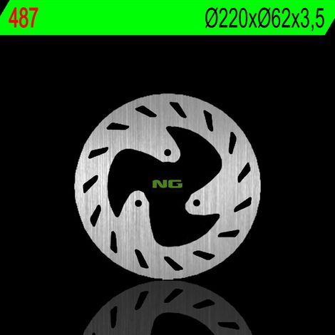 Disco de freno trasero NG 220mm Rieju/Sherco RS3 50/125 12-18 (3x8,5mm)