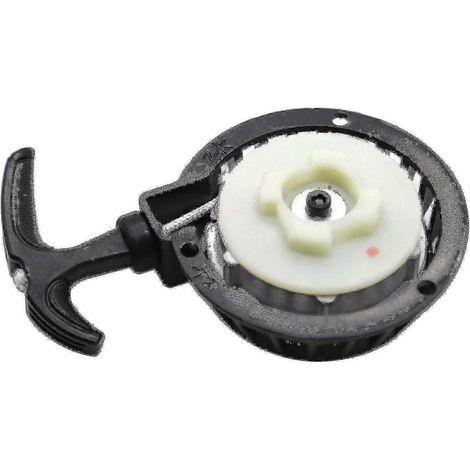 Démarreur à tirette noir facile à utiliser pour mini motos, quads, motos tout-terrain, scooters et pocket bikes 47cc/49cc (2 temps)