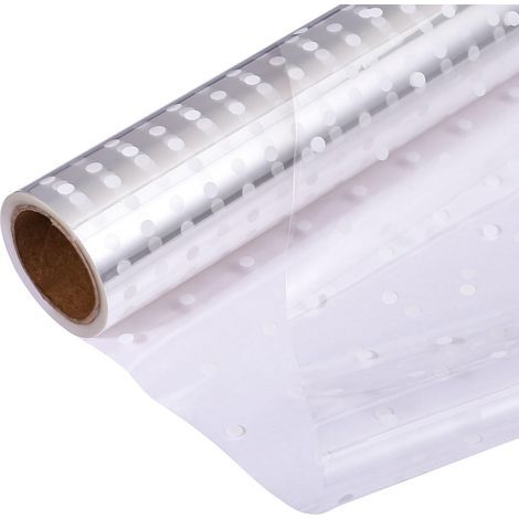 Papier Transparent Emballage, Cellophane Emballage Cadeau pour Anniversaire Noël Pâques Fête, pour Fleuriste Artisanat, 30M×40CM (1/5)
