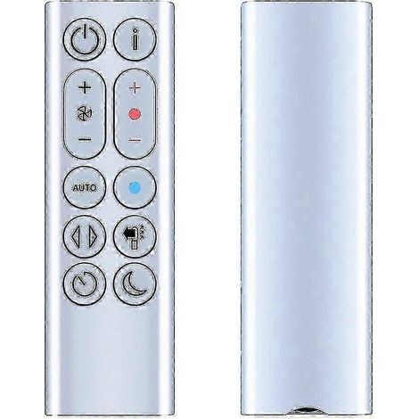 Commande à distance de remplacement argentée pour purificateur d'air/chauffage Dyson Pure Hot+Cool HP04, HP06 et HP09, HP05 (1/5)