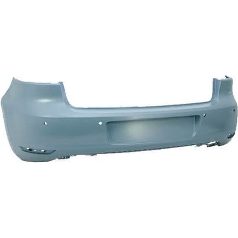 Pare-choc arrière à peindre avec trous radars Volkswagen Golf 6 2008-2012
