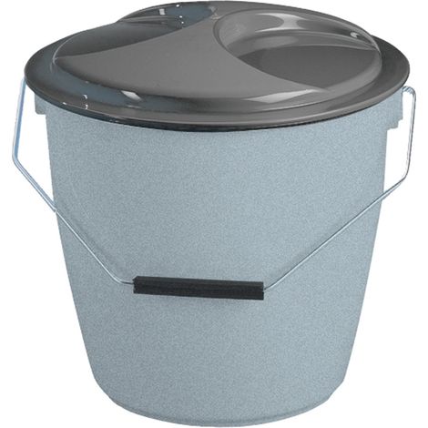 Cubo con tapa 16l. Granito (1/2)